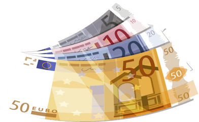 Clipart Money Paper - Euro Png