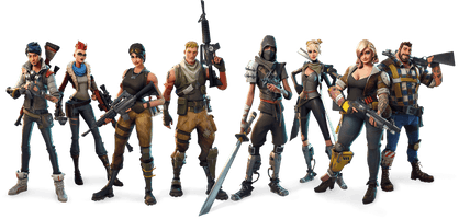 Playstation Figure Mercenary Royale Fortnite Battle Action - Free PNG