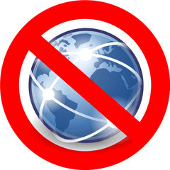 Clipart No Global Internet Pas D - No Internet Icon Png