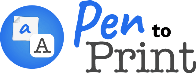 Pen To Print - Handwriting To Text Quintegra Png