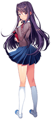 Doki Literature Club - Doki Doki Literature Club Yuri Png