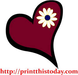 Download Love Clipart Cute Heart - Heart And Flower Clipart Heart Png