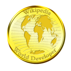 Wikipedia World Developer Medallion - Emblem Png