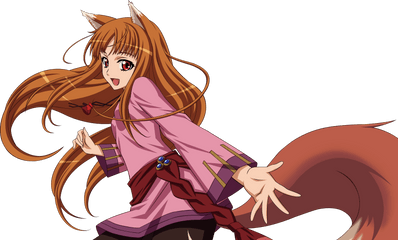 Download Hd Spice And Wolf Png Clipart - Spice And Wolf Horo