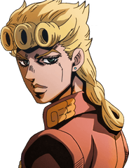 Freetoedit Giorno Brushed Sticker - Giorno Giovanna Aesthetic Png