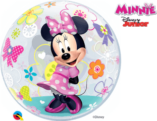 Eyelash Clipart Minnie Mouse - Bubble Minnie Mouse Balloons Png