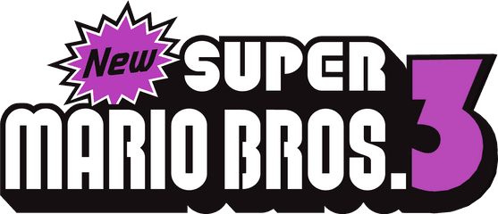 Mario Games - New Super Mario Bros Logo Font Png