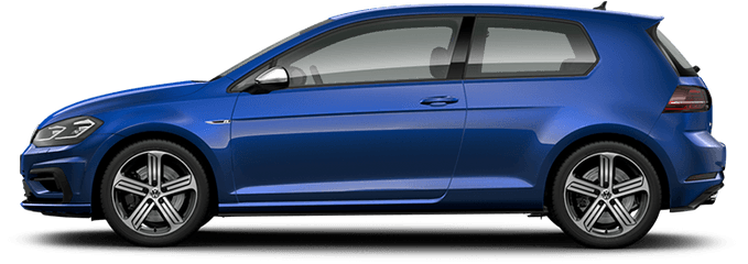 Blue Volkswagen Golf R Se Png Download - Volkswagen Gti