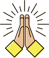 Icon Praying Hands Transparent Clipart - Transparent Praying Hands Clipart Png