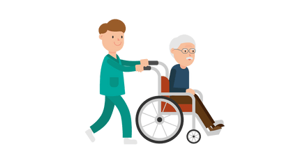 Person In Wheelchair Png - Cartoon Person In Wheelchair