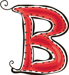 Letter B Sticker - Uso De La B Dibujo Png