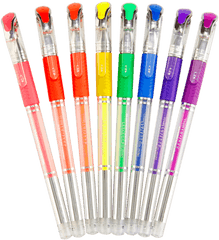 Download Plastic Gel Pens - Use And Throw Pen Png