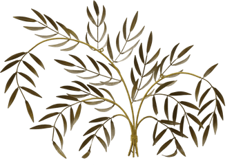 Italian Palm Frond Wall Sculpture - Twig Png