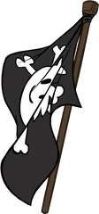 Pirate Flag - Jolly Roger Png