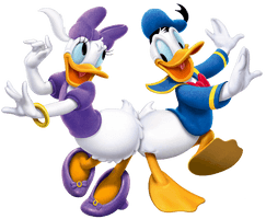 Daisy Minnie Water Donald Duck Mouse Bird - Free PNG