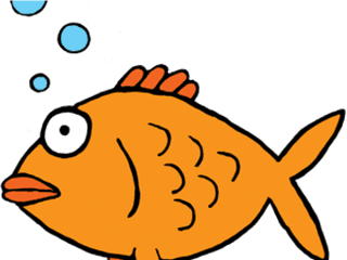 Fish Clipart Dead - Dead Goldfish Clipart Png