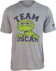 Oscar The Grouch Running Shirt Sesame - Active Shirt Png