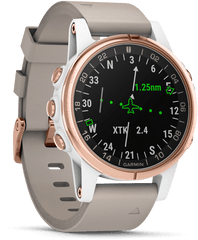 D2 Delta S - Aviator Watch With Beige Leatehr Stand La Garmin D2 Delta S Png