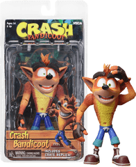 Crash Bandicoot 7u201d Scale Action Figure - Neca Crash Crash Bandicoot Action Figure Png