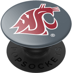 Wsu Cougar Logo Grey Popsocket - Pop Socket Walmart Png