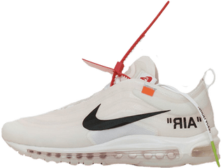 Off - Virgil Abloh X Nike Air Max 97 Png