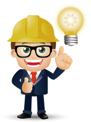 Download Material Vector Architecture - Engineer Cartoon Png