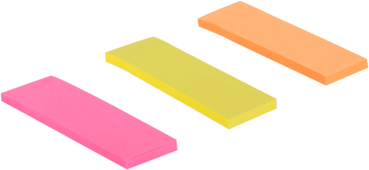 Chrome - Sticky Notes Flag 13 Cm Pack Of 10 Sticky Notes Png