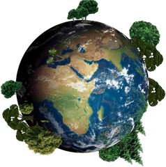 Clip Art Globe Isolated - Imagenes De La Tierra Png