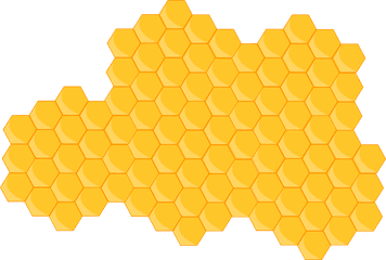 Free Hexagonal Hexagon Images - Honeycomb Beehive Clipart Png