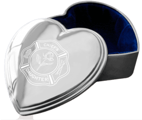 Silverplated Heart Box - Solid Png