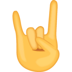 Sign of the Horns Emoji Free Photo Icon - Free PNG