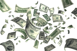 Money Dollars Flying Cash Picture Free Download Image - Free PNG