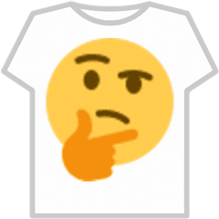 Thinking Emoji Transparent Shirt - Roblox Suicide Thinking Emoji Png