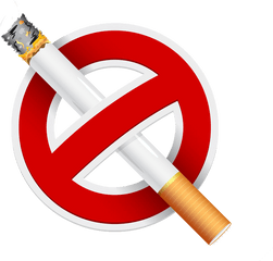 Png Cigarette - Cigarette Clipart Tobacco Product No Cartoon No Smoking Poster