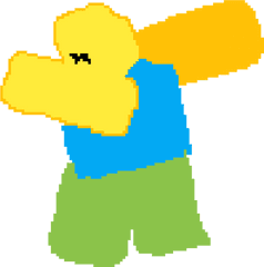 Roblox Noob Posted - Noob Dabbing Drawing Png