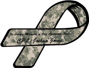 In Loving Memory Of Our American Hero - Custom Ribbon Rett Syndrome Logo Png