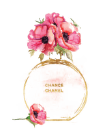 No. Perfume Watercolor Printmaking Flowers Painting Chanel - Free PNG