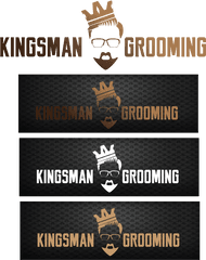 Masculine Bold Product Logo Design For Kingsman Grooming - Food Traffic Png