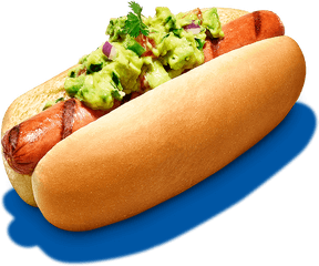 Guacamole Dog Ball Park Brand - Guacamole Hot Dogs Png