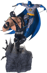 Download Batman Vs Bane Diorama - Batman Vs Bane Iron Studios Png