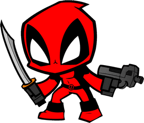 Deadpool Clipart File Picture - Deadpool Cartoon Png