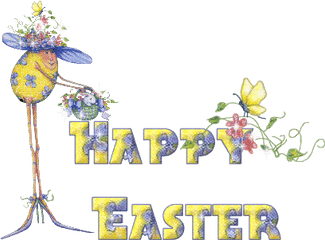 Happy Easter Gif - Iris Png