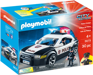 Playmobil Police Car - Playmobil Police Car Png