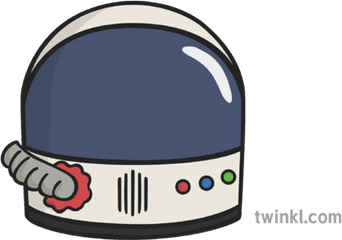 Astronaut Helmet Illustration - Cartoon Png