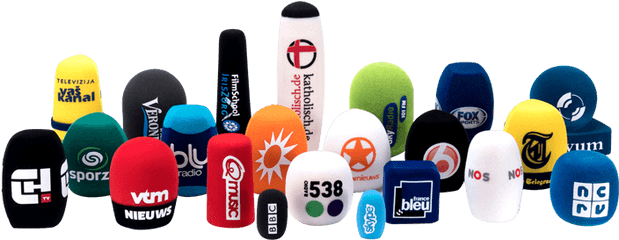 Plopkappennl Foam Printed Microphone Windshields - Radio 538 Png