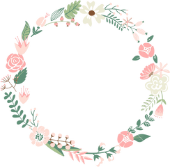 Floral Frame Transparent Png - Floral Frame Oval Png