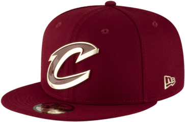 Cleveland Cavaliers Era Nba Golden Front Snapback 950 Cap Lebron James - La Rams New Logo Hat Png