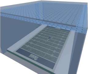 Mini Patriots Football Field - Roblox Architecture Png