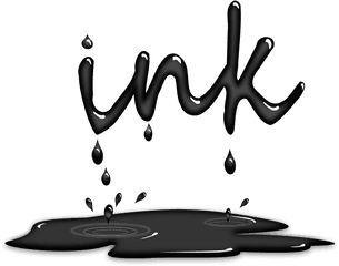 Download Ink Drip Png Images 600 X - Paint Dripping Into Dripping Puddle