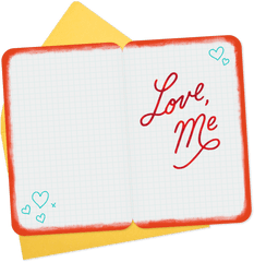 25 Mini Love You Graph Paper - Paper Full Size Png